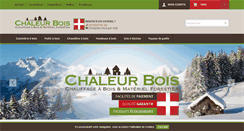 Desktop Screenshot of chaleurbois.com